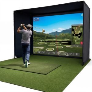 GolfBay Home Simulator Enclosure with Impact Screen